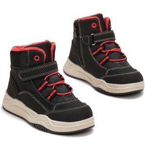 Chłopcy Buty zimowe Dziewczęta Buty za kostkę Ocieplane Dzieci Buty Apa Czarny Gr.26