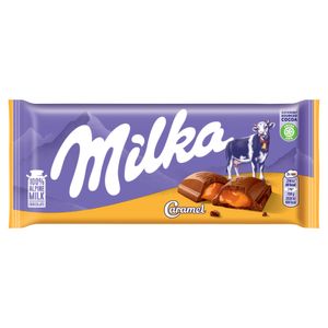 Milka Vollmilchschokolade mit Karamell-Füllung 100 G