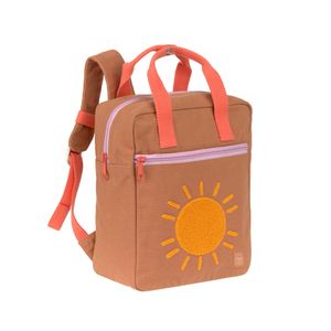 Lässig Little One & Me Square Kinderrucksack Backpack Small GOTS caramel