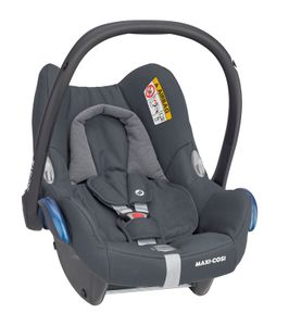 Maxi-Cosi CabrioFix Babyschale, Baby-Autositze, 0-13 kg, nutzbar bis ca. 12 Monate, passend für FamilyFix-Isofix Basisstation, Essential Graphite