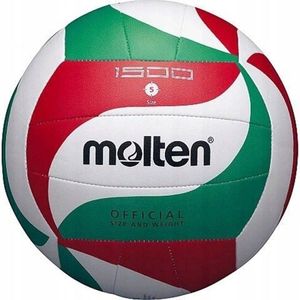 molten Volleyball Trainingsball Weiß/Grün/Rot V5M1500 Gr. 5