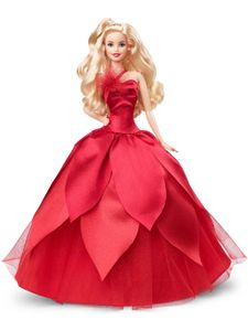 Mattel Spielwaren Barbie Signature Holiday Doll, blond Ankleidepuppen Puppen Ankleidepuppen