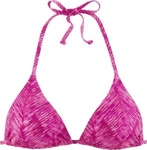 JETTE Triangel-Bikini-Top beere bedruckt Größe 36 C/D JETTE Triangel-Bikini-Top beere bedruckt Größe 36 C/D
