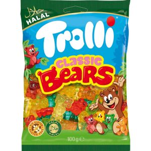 Trolli Classic Bears Halal fruchtig leckere Gummibärchen 100g