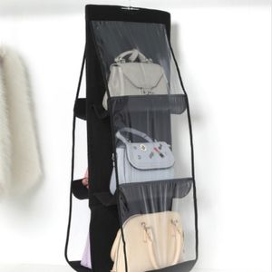 Faltbare Hängetasche mit 6 Taschen, 3 Schichten, faltbare Regaltasche, Handtasche, Organizer, Tür, verschiedene Taschen, Aufhänger, Aufbewahrungsschrank