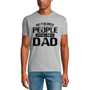 Herren Grafik T-Shirt Meine Lieblingsmenschen nennen mich Papa - Vatertag – My Favorite People Call Me Dad - Father's Day – Öko-Verantwortlich Vintage