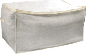 MSV® Składana torba na kołdrę XXL z zamkiem błyskawicznym do przechowywania kołdry 91 x 53 x 47 cm
