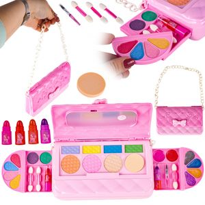 Malplay Kinderschminke-Set Spielkosmetik Für Makeup In Koffer Mit Spiegiel Ab 3 Jahre