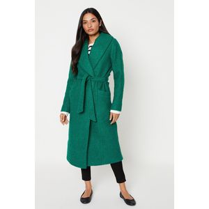 Dorothy Perkins - Zavinovací kabát pre ženy DP4381 (L) (Green)