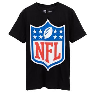 NFL - T-Shirt für Herren NS6784 (M) (Schwarz/Blau/Rot)