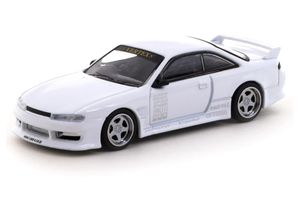 Tarmac T64G-018-WH Vertex Nissan Silvia S14 Lamley Special Edition weiss Maßstab 1:64 Modellauto