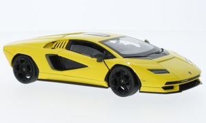 Welly 24114 Lamborghini Countach LPI 800-4 gelb Maßstab 1:24 Modellauto