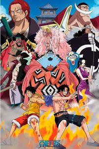 One Piece - Marine Ford - Anime Plakat Poster Druck Grösse 61x91,5 cm