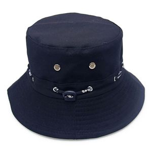 Unisex Bucket Hat Jagd Angeln Outdoor Cap Sommer Reise Sonnenschutz Hüte-Navy