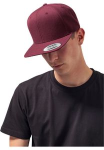 Classic Snapback Cap / Kappe / Mütze / Hut - Farbe: Maroon/Maroon - Größe: One Size