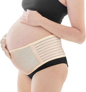 Schwanger Stützgürtel Damen Während & Nach der Schwangerschaft Bauchband mit Verstellbarem Klettverschluss für Schwangerschaft Yoga 