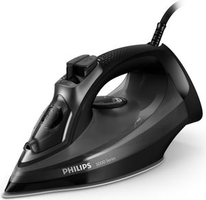 Philips Bügeleisen 5000 Series mit Keramikbügelsohle, 45 g/min konstanter Dampf, 2600 W, Schwarz (DST5040/80)