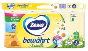 Zewa, Kamill, Papier toaletowy, 8 sztuk (PRODUKT Z NIEMIEC)