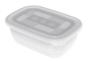 Rotho Freeze 3er-Set Gefrierdosen 1l mit Deckel, Kunststoff (PP) BPA-frei, transparent, 3 x 1l (19.5 x 13.5 x 10.0 cm), Nicht zutreffend