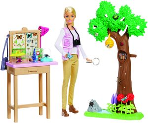 Barbie Insektenforscherin Puppe und Spielset