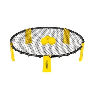 GARVIDA Mini-Volleyball-Spiel Spike Ball Set - 6-tlg. - gelb/schwarz