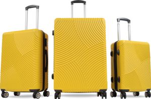 Aga Travel Sada cestovních kufrů MR4654 Světle oranžová