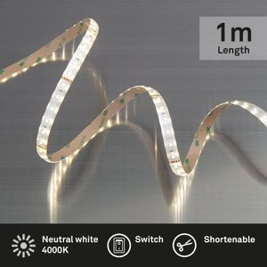 LED Flexband, 1 Meter, 14,4 W, Silber, Briloner Leuchten