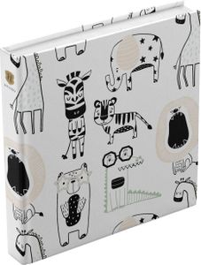 Henzo Jumbo Fotoalbum Drawing 30x30 cm 100 weiße Seiten Tiermotive Kunstdruck Henzo Jumbo Fotoalbum Drawing 30x30 cm 100 weiße Seiten Tiermotive Kunstdruck