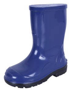 Blaue Regenstiefel Gummistiefel Regenschuhe für Kinder wasserfest bequem rutschfest OLI LEMIGO 20 EU / 4 UK