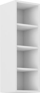 Offener hoher Schrank LAILI – Breite 30 cm, weiß