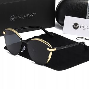 UV400 polarisierte Sonnenbrille Damen Fliege PolarSky mit Satz
