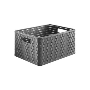 Rotho Korb Country A4, 18 L anthrazit