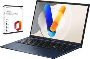 ASUS Notebook 17,3 FullHD Core i7-1255 10-Kern 40GB RAM 2TB Intel Iris Win 11 Office Pro