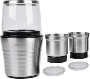 VeoHome Kaffeemühle Elektrische - Schlagmesser Kräftige - mahlen Kaffeebohnen Gewürze Kräutern Nüsse Getreide VeoHome Kaffeemühle Elektrische - Schlagmesser Kräftige - mahlen Kaffeebohnen Gewürze Kräutern Nüsse Getreide