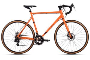 WYNN Gravelbike Gravel 28 Zoll GRL5.0 orange Rahmenhöhe 54 cm Damen Herren 14 Gänge