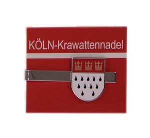 Krawattennadel Köln Wappen Tie Clip Krawatte Krawattenklammer Karneval