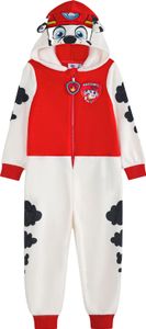 Paw Patrol - Overall für Kinder NS8629 (122) (Weiß/Rot/Schwarz)