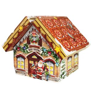 ROTH Räucherkegel-Adventskalender Räucherhaus gefüllt mit 24 verschiedenen Räucherkerzen, Räucherkerzchen-Kalender für die Vorweihnachtszeit