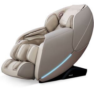 MAXXUS MX 10.0 Zero Massagesessel - 12 Massageprogramme, 24 Airbags, Verstellbar, Wärmefunktion, Zero Gravity, Bluetooth, Beige - Massagestuhl, Relaxsessel, Liegesessel, Ganzkörpermassage, Shiatsu
