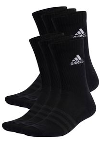 6 Paar adidas SPW CREW 6p Tennissocken Sportspocken Unisex, Farbe:Black, Socken & Strümpfe:46-48
