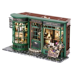 3D-Puzzle DIY holz Miniaturhaus Modellbausatz Puppenhaus Magic Shop