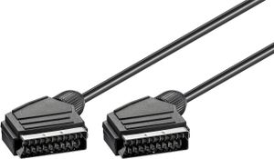 Kabel połączeniowy Scart, niklowany, ø 7 mm