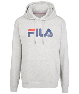 FILA Herren Hoodie - BARUMINI hoody, Sweatshirt, Sweater, Kapuze, Langarm, Logo Grau XL