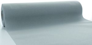 Mank Airlaid Tischläufer Grau, 40 cm x 24 m , 1 Stück - Tischband Tischtuch Tischdecke Tischwäsche