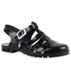 Mtng Dámské sandály Mules Comfortable Cut-Outs Koupací obuv 837646, Barva: černá, Velikost: 40