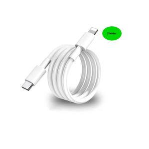 2 Meter Ladekabel USB-C auf Lightning iPhone 14 / 13 / 12 / 11 Pro Max Mini / XS / XR / SE 2020 / iPad / Datenkabel