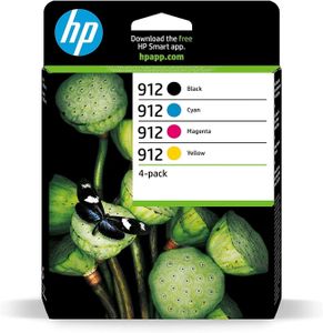 Hewlett-Packard HP originál ink 6ZC74AE, HP 912, CMYK, 4*315str., multipack, HP Officejet 8012, 8013, 8014, 8015 Officejet Pro 802 6ZC74AE