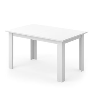 Jedálenský stôl Livinity® Karlos, 140 x 90 cm, biely