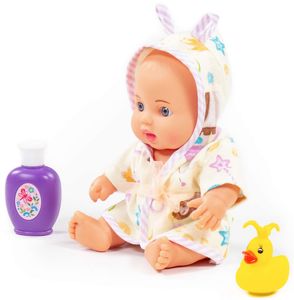 Babypuppe Badepuppe Puppe 24 cm mit Zubehör 2-tlg. Kinder Spielzeug +3J