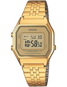 Casio Casio Retro dámská digitální hodinka - zlatá | LA680WEGA-9ER